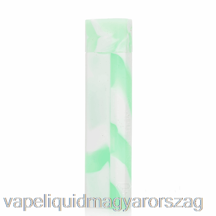 Fehér Orrszarvú Szilikon Dab Out [quartz] Ment White (uv Glow) Vape Toll